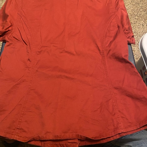 Harley-Davidson Rust Button-Up with Patches - Picture 3 of 3